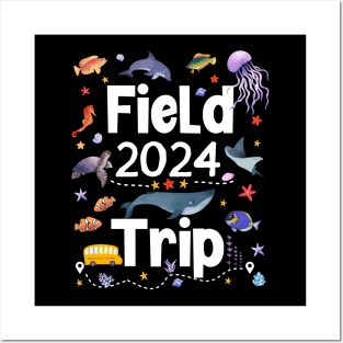 Field 2024 Trip Squad School Teacher Students Kids Funny Posters and Art